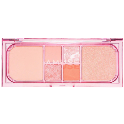 Amuse Vegan Gezichtspalette - Perzik Glans - Make-up Palette Amuse Vegan Gezichtspalette - Perzik Glans - Make-up Palette