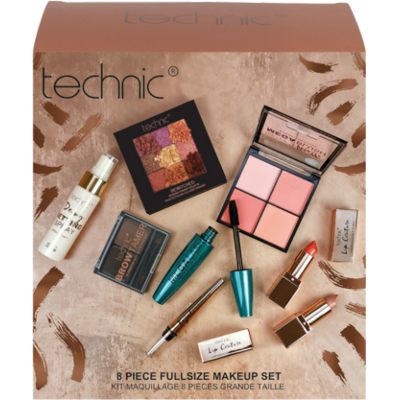 Technic 8-Delige Make-up Set op ware grootte - 8 stuks Technic 8-Delige Make-up Set op ware grootte - 8 stuks