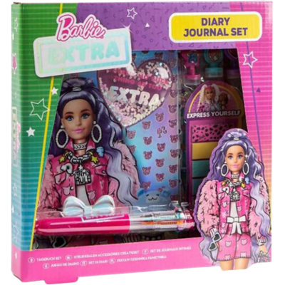 Barbie Extra Dagboek & Journal Set Barbie Extra Dagboek & Journal Set