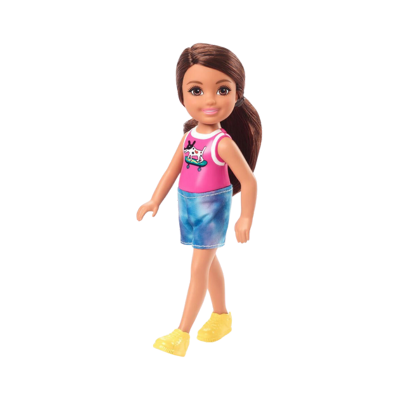 Barbie Chelsea pop met korte broek Barbie Chelsea pop met korte broek