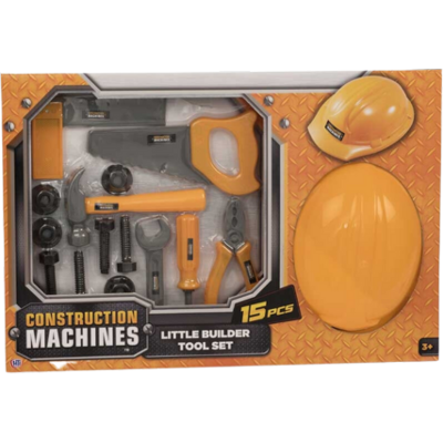 Construction Machines Little Builder Tool Set - Gereedschapsset voor kinderen Construction Machines Little Builder Tool Set - Gereedschapsset voor kinderen