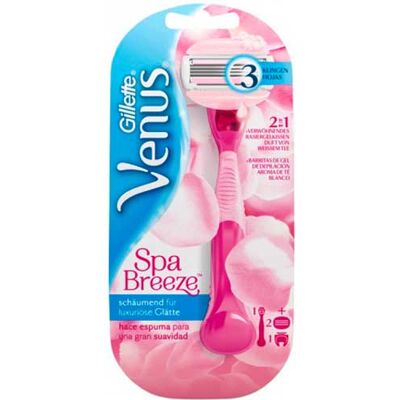 Gillette Venus Spa Breeze Schraper & Scheermesjes Gillette Venus Spa Breeze Schraper & Scheermesjes