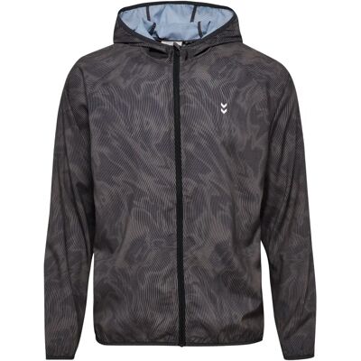 Waterdichte jas Hummel Pulse AOP Gris L Unisex Waterdichte jas Hummel Pulse AOP Gris L Unisex