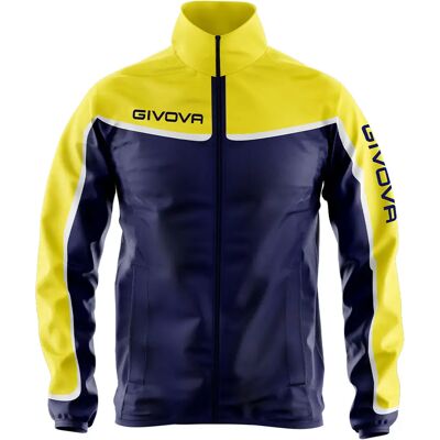 Waterdichte jas met gaas Givova Asia Blauw S Unisex Waterdichte jas met gaas Givova Asia Blauw S Unisex