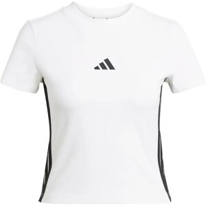 Slank T-shirt voor dames adidas Essentials 3-Stripes Baby Blanc 2XL Female Slank T-shirt voor dames adidas Essentials 3-Stripes Baby Blanc 2XL Female