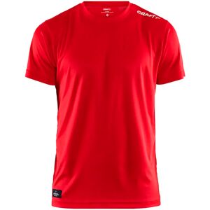 Craft 1907391 Heren Sport-T-Shirt Fel Rood Craft 1907391 Heren Sport-T-Shirt Fel Rood