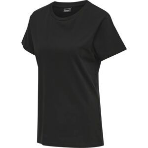 Hummel HMLRED Basic T-Shirt S/S Vrouw - Zwart - S Hummel HMLRED Basic T-Shirt S/S Vrouw - Zwart - S
