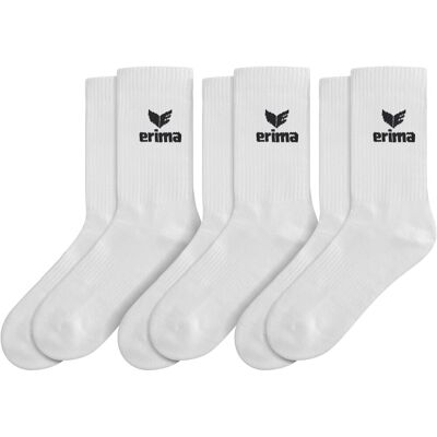 Erima Sport 3er-Pack wit - sportkousen Erima Sport 3er-Pack wit - sportkousen