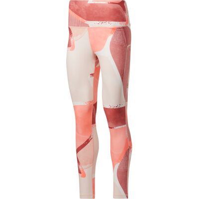 Dames legging met hoge taille Reebok Lux Bold Oranje S Female Dames legging met hoge taille Reebok Lux Bold Oranje S Female