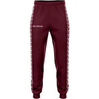 Jogging Givova Terry Band Rouge XS Unisex Jogging Givova Terry Band Rouge XS Unisex