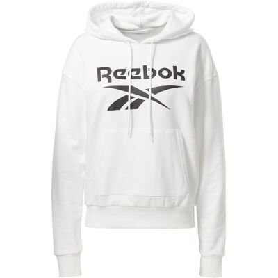 Dames sweatshirt met capuchon Reebok Identity Logo French Terry Wit XS Female Dames sweatshirt met capuchon Reebok Identity Logo French Terry Wit XS Female