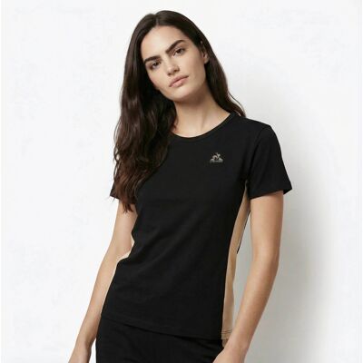 Dames-T-shirt Le Coq Sportif Noel Noir L Female Dames-T-shirt Le Coq Sportif Noel Noir L Female