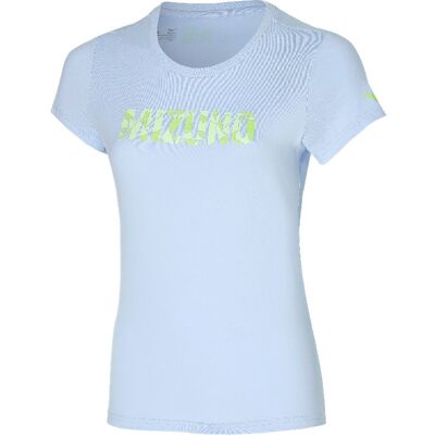Dames-T-shirt Mizuno Athletic Wos Wit S Female Dames-T-shirt Mizuno Athletic Wos Wit S Female