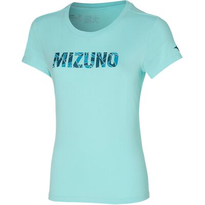 Dames-T-shirt Mizuno Athletic Mizuno Blauw XS Female Dames-T-shirt Mizuno Athletic Mizuno Blauw XS Female