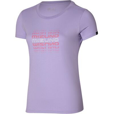 Mizuno Lila Slim Fit Sport T-shirt - T-shirt Mizuno Lila Slim Fit Sport T-shirt - T-shirt
