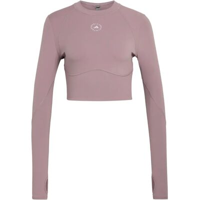 Dames-T-shirt met lange mouwen adidas McCartney Violet XS Female Dames-T-shirt met lange mouwen adidas McCartney Violet XS Female