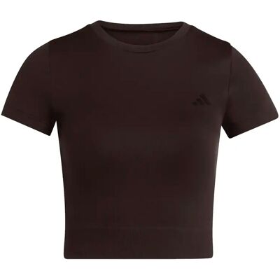 Dames-T-shirt adidas Essentials Workout Marron M Female Dames-T-shirt adidas Essentials Workout Marron M Female