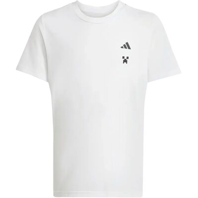 Kinder-T-shirt adidas Minecraft Blanc 9/10 ans Unisex Kinder-T-shirt adidas Minecraft Blanc 9/10 ans Unisex