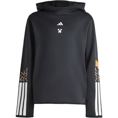 Junior Hoodie adidas Minecraft Training 3 Stripes Noir 3/4 ans Unisex Junior Hoodie adidas Minecraft Training 3 Stripes Noir 3/4 ans Unisex