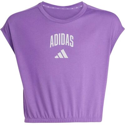 Meisjes-T-shirt adidas Violet 11/12 ans Female Meisjes-T-shirt adidas Violet 11/12 ans Female