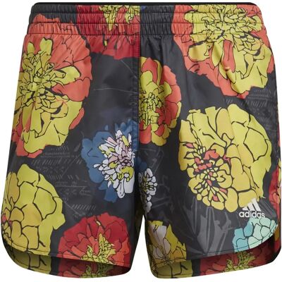 Gebloemde hardloopshort voor dames adidas Run Fast Noir L-10cm Female Gebloemde hardloopshort voor dames adidas Run Fast Noir L-10cm Female