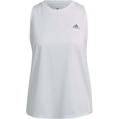 adidas Run Icons 3 Bar Tank Top - Wit - Tanktop adidas Run Icons 3 Bar Tank Top - Wit - Tanktop