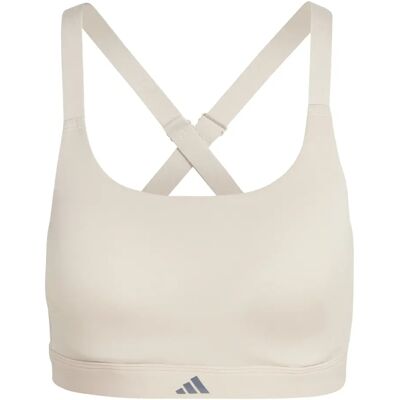 adidas Bruine Impact Luxe sportbeha - Hoogondersteuning adidas Bruine Impact Luxe sportbeha - Hoogondersteuning