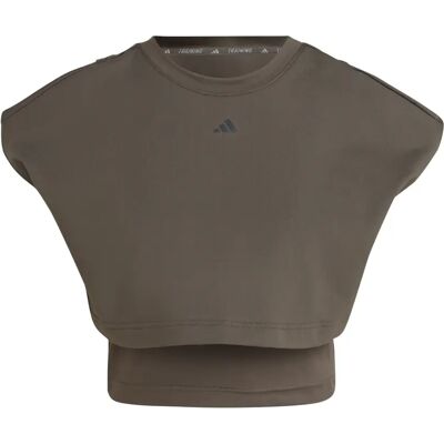 Damestanktop adidas 3-Stripes Fleece Boxy Power Vert L Female Damestanktop adidas 3-Stripes Fleece Boxy Power Vert L Female