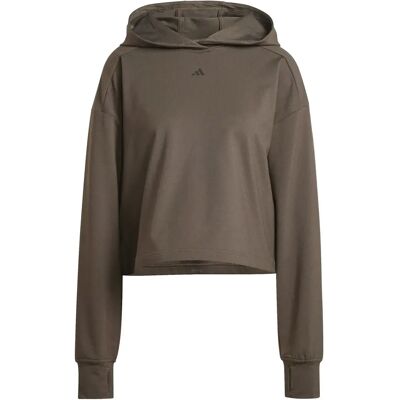 Ruimvallende damescapuchon adidas Power Fit Back Marron XL Female Ruimvallende damescapuchon adidas Power Fit Back Marron XL Female