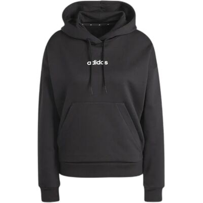 Dames Hoodie adidas Essentials Linear Fleece Noir L Female Dames Hoodie adidas Essentials Linear Fleece Noir L Female