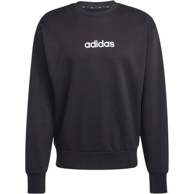 Sweatshirt adidas Essentials Linear Fleece Noir M Male Sweatshirt adidas Essentials Linear Fleece Noir M Male