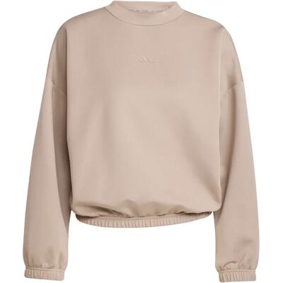 Dames sweatshirt cover-up adidas Motion Essentials Marron M Female Dames sweatshirt cover-up adidas Motion Essentials Marron M Female