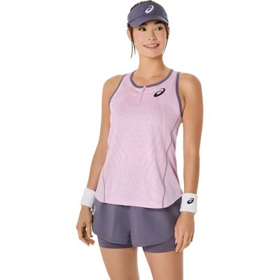 Asics Match Actibreeze Tank - mouwloos, voor vrouwen, roze - Top Asics Match Actibreeze Tank - mouwloos, voor vrouwen, roze - Top
