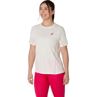 Dames-T-shirt Asics Game All Over Blanc M Female Dames-T-shirt Asics Game All Over Blanc M Female