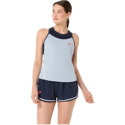 Damestanktop Asics Match Tank Bleu L Female Damestanktop Asics Match Tank Bleu L Female