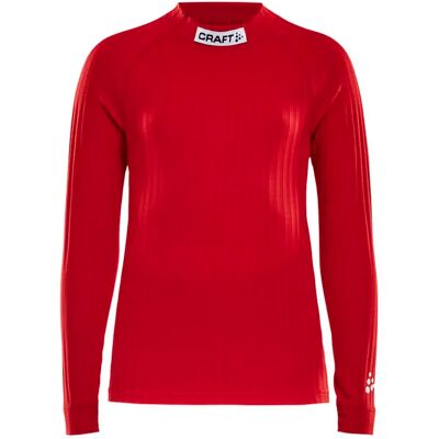 Craft Rood Kind Baselayer Lange Mouw Compressie Shirt - Basislaag Craft Rood Kind Baselayer Lange Mouw Compressie Shirt - Basislaag