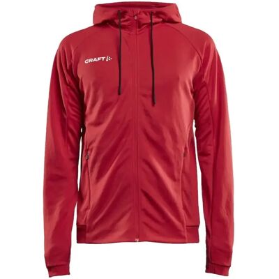 Craft Evolve Hoodie Heren - Sportjas, Rood, 3XL Craft Evolve Hoodie Heren - Sportjas, Rood, 3XL