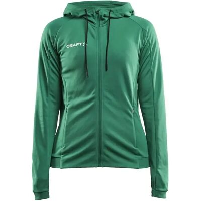 Craft Evolve Capuchonjas - Groen - Sportjas Craft Evolve Capuchonjas - Groen - Sportjas