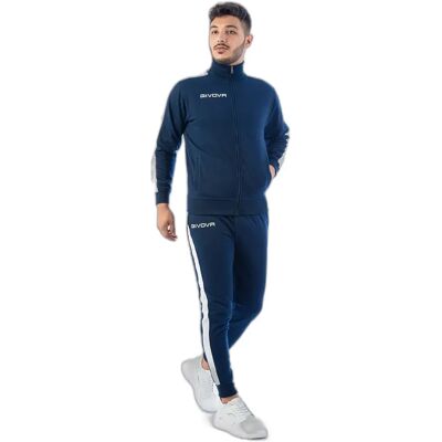 GIVOVA Rev S Blauw Sportoutfit - Tracksuit GIVOVA Rev S Blauw Sportoutfit - Tracksuit