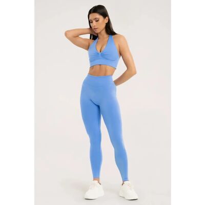 Leggings voor dames Gym Glamour Seamless Lift Bleu XS Female Leggings voor dames Gym Glamour Seamless Lift Bleu XS Female