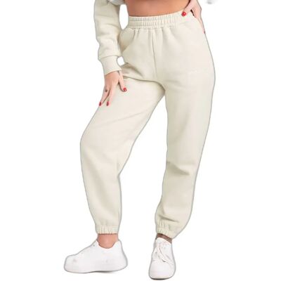Dames joggingsbroek Gym Glamour Classic Blanc S Female Dames joggingsbroek Gym Glamour Classic Blanc S Female