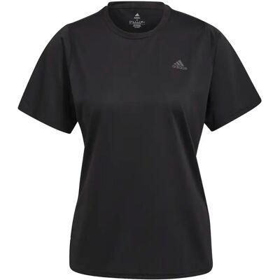 Dames-T-shirt adidas Run Icons 3bar Noir S Female Dames-T-shirt adidas Run Icons 3bar Noir S Female