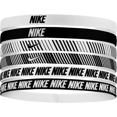 Hoofdband Nike Printed (x6) Blanc TU Unisex Hoofdband Nike Printed (x6) Blanc TU Unisex