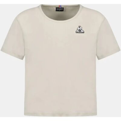 Dames-T-shirt Le Coq Sportif Contemporain SP N°1 Beige M Female Dames-T-shirt Le Coq Sportif Contemporain SP N°1 Beige M Female