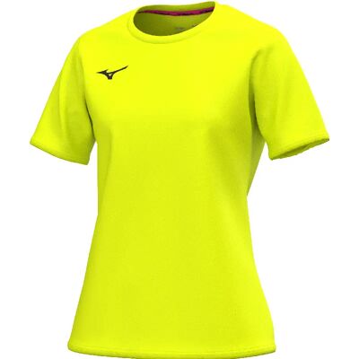 Dames-T-shirt Mizuno Team Jaune 2XL Female Dames-T-shirt Mizuno Team Jaune 2XL Female
