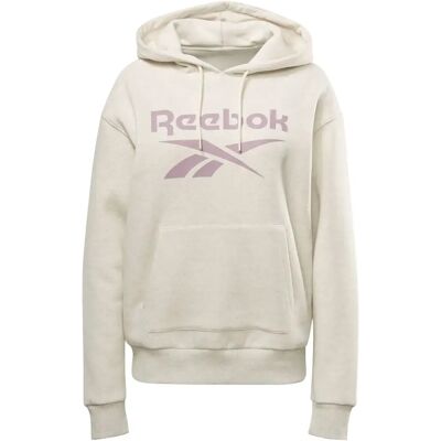 Damesfleece sweatshirt met rits en logo Reebok Identity Blanc L Female Damesfleece sweatshirt met rits en logo Reebok Identity Blanc L Female