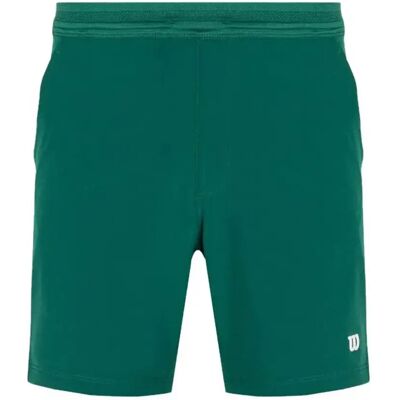 Wilson Team Short 7" - Heren tennisshorts Courtside Groen Wilson Team Short 7" - Heren tennisshorts Courtside Groen