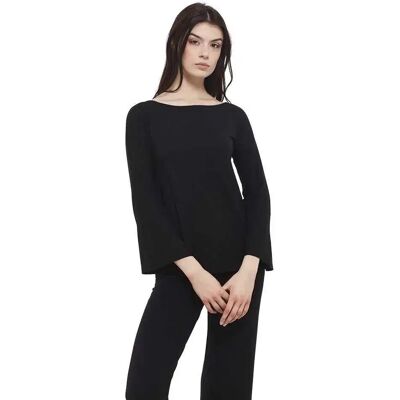 Dames-T-shirt met lange mouwen Yogaessential Noir M Female Dames-T-shirt met lange mouwen Yogaessential Noir M Female