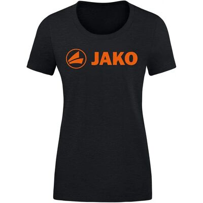 JAKO Biologische Katoenen T-Shirt - Zwart/Oranje - Maat 40 JAKO Biologische Katoenen T-Shirt - Zwart/Oranje - Maat 40