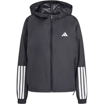 Vrouwen windjack adidas Hyperglam 3-stripes Noir XS Female Vrouwen windjack adidas Hyperglam 3-stripes Noir XS Female